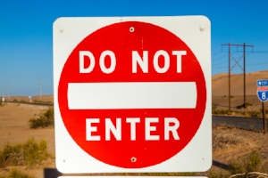 Do Not Enter